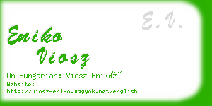 eniko viosz business card